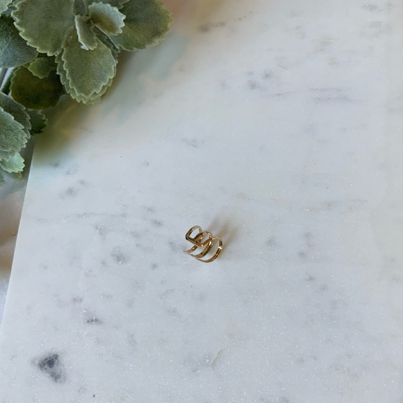 Triple Band Cuff Earring - Picture 7 of 8